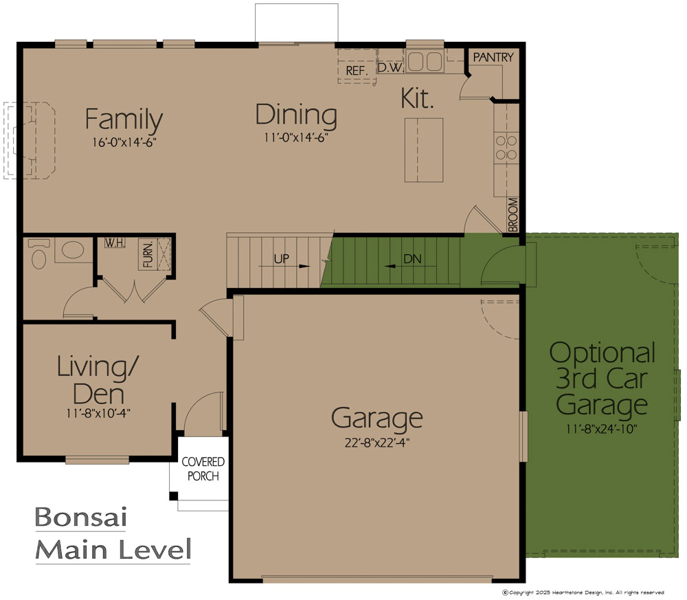 The Bonsai. main floor (2D)