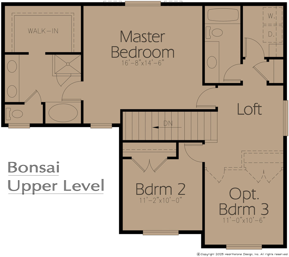 The Bonsai. upper floor (2D)