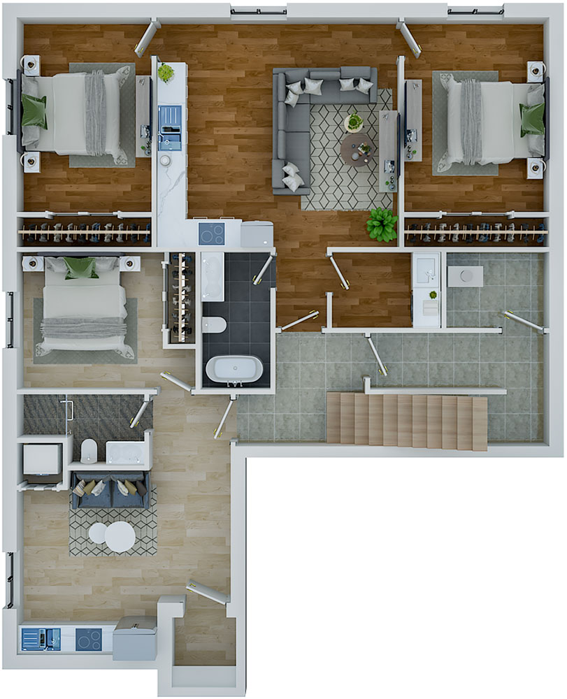 The Juniper. basement (3D)