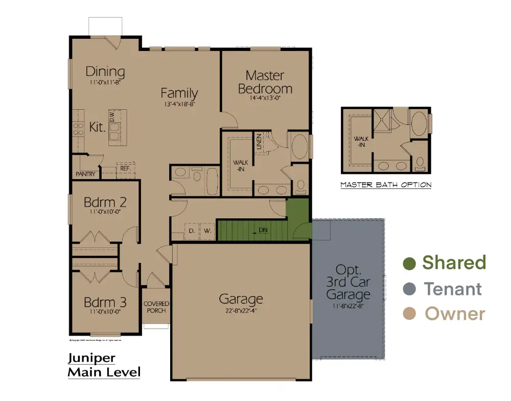 The Juniper main level