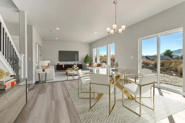 The Silk. open dining and family room