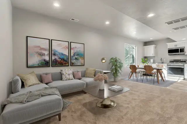 The Silk ADU family room