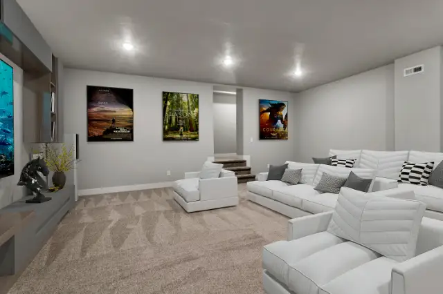The Silk theater room