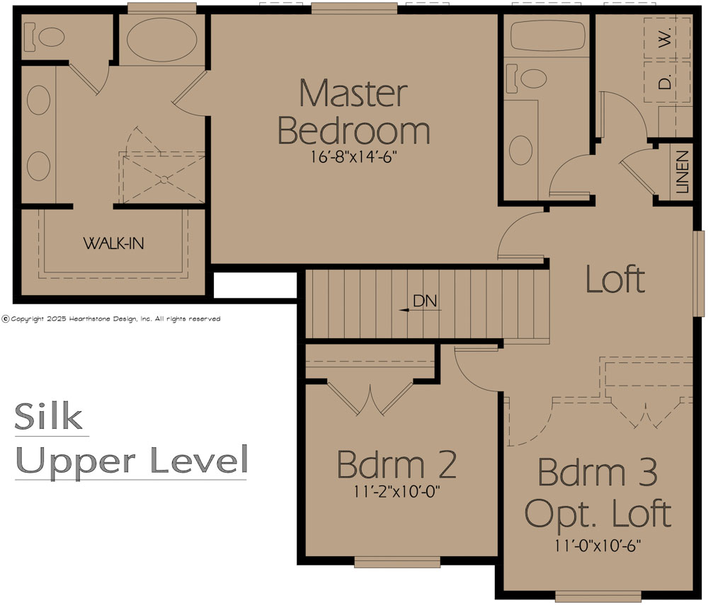 The Silk. upper floor (2D)