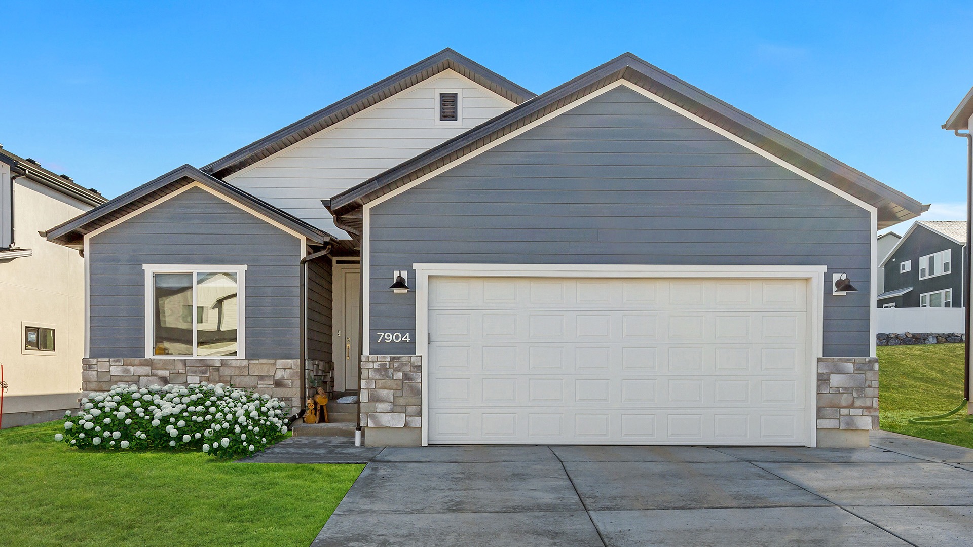 The Juniper floorplan exterior rendering