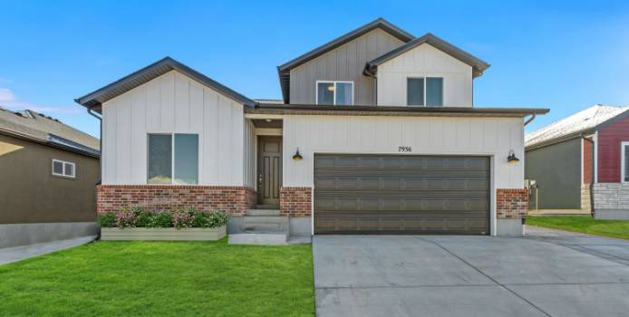 The Magnolia floorplan exterior rendering